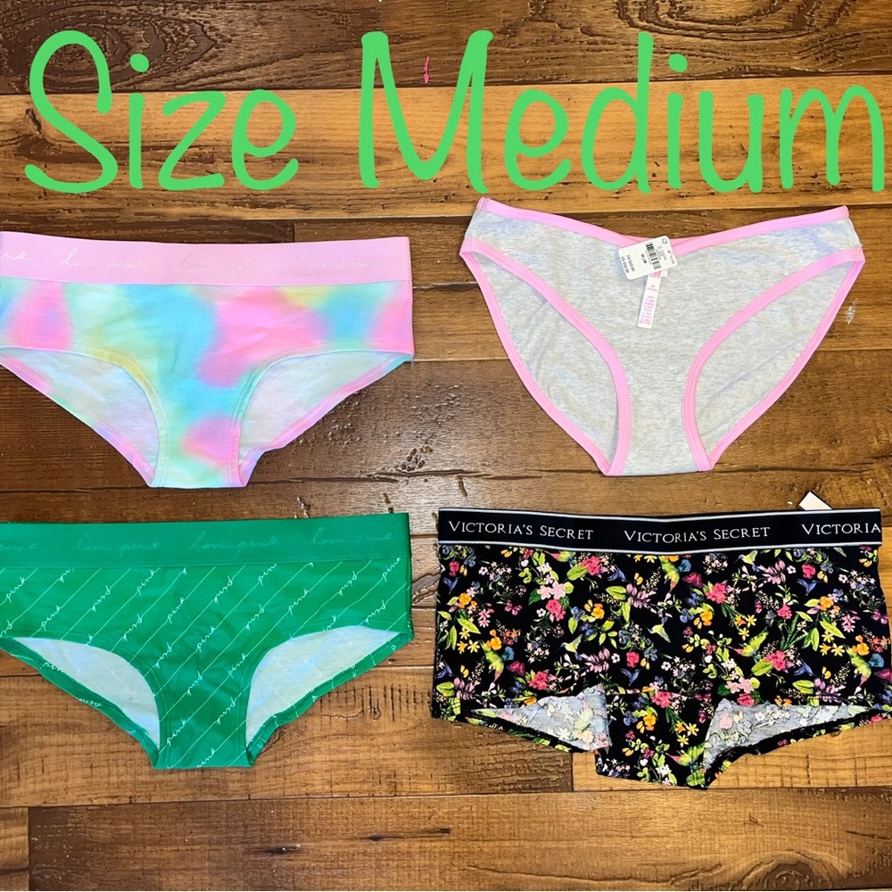 NWT- BUNDLE OF VICTORIA’S SECRET PANTIES- Medium